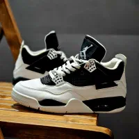 کتونی جردن 4 سفید مشکی