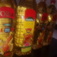 فروش استثنائی 4عدد روغن مایع سرخ کردنی وزن 1.35kg