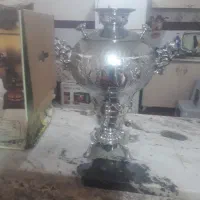 یک سماوراکبندده لیتری بادوام قلم کاری شده