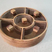 ظرف مزه  پذیرایی چوبی