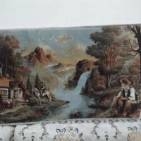 2 عدد کناره فرش بزرگ و تابلو فرش منظره|فرش|خرمآباد, |دیوار