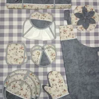 سرویس آشپزخانه عروس|سفره، حوله، دستمال آشپزخانه|کاشان, فاز ۱ ناجی آباد|دیوار