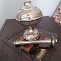 یک عدد گلاب پاش قدیمی برنجی|کلکسیون اشیاء عتیقه|زاهدان, |دیوار