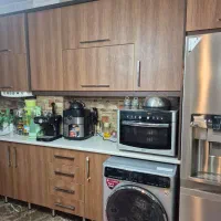 کابینت،ام دی اف با سینک و هود . گاز