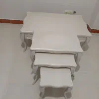 میز جلومبلی وکیوم به همراه ۳عدد میز عسلی