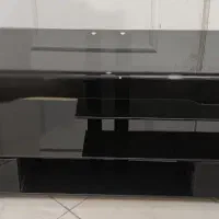 میز تلویزیون شیشه‌ای مشکی  مدل Ultimate