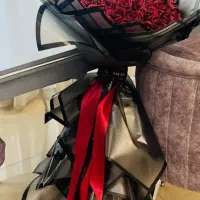 دسته گل روبانی جاودان (ویژه ولنتاین)