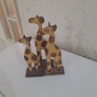 زرافه جنس چوب اعلا سه عدد فقط ۲۵۰ حراج