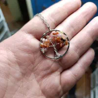 گردنبند راف عقیق درختچه سلیمانی