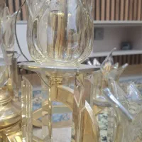 لوستر برنجی ۵ شاخه مدرن|لوستر و چراغ آویز|لاهیجان, کوی آزادگان|دیوار