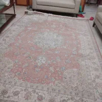 فرش شش متری ابریشم اردهال مشهد گلبهی مشابه نو|فرش|تهران, مجیدیه|دیوار