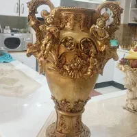 گلدان بزرگ سلطنتی 80سانتی پلی استر