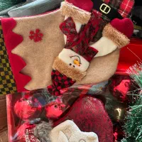 وسایل کریسمس کلاه بابانوئل تل و عینک درخت کریسمس|لباس|کرج, عظیمیه|دیوار