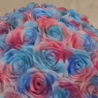 رز روبانی|گل مصنوعی|بانه, |دیوار