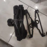 چوب لباسی پلاستیکی مشکی