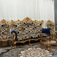 فروش فوری یه عددفرش ۹متری با یه دست مبل|فرش|نورآباد, |دیوار