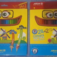 مداد رنگی ۲+۲۴ عدد رنگ مارک اریا