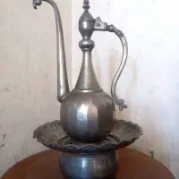 آفتابه لگن دستازمسی چکشی در2طرح خوئی والماس تراش