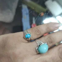 انگشتر فیروزه نیشابوری  رنگ محک