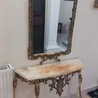 ایینه و کنسول برنزی زیبا