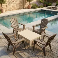 میز و صندلی الورا پلاستیکی