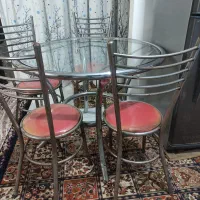 میز نهار خوری ۴ نفره استیل