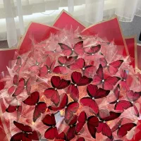 دسته گل پروانه ای|گل مصنوعی|کرمان, |دیوار