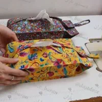 کاور دستمال کاغذی پارچه ی