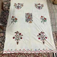 پرده دوزی گلدوزی قدیمی کار دست استاد دوز|پرده، رانر، رومیزی|تهران, سهروردی|دیوار
