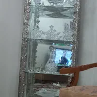 بوفه برنجی در حد نو|بوفه، ویترین، کنسول|هشتگرد, شهرک پارسیان|دیوار