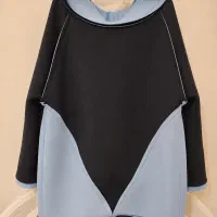هودی اسپرت دو رو آبی و مشکی