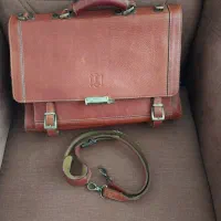 کیف اداری چرم.مغان|کیف، کفش، کمربند|ساری, |دیوار