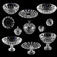 سرویس کریستال 45 پارچه|ظروف سرو و پذیرایی|مشهد, زمرد|دیوار