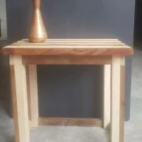 چارپایه چوبی ، میز چوبی کوچک|مبلمان خانگی و میز عسلی|طرقبه, |دیوار