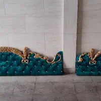 ۲ عدد تاج پرده ( کتیبه پرده )