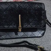 کیف دستی چرم و مخمل فوق شیک