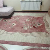 دوتا قالی فانتزی تمیز بدون پارگی بدون سوختگی|فرش|شاهین‌شهر, مسکن مهر|دیوار