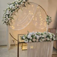 گل آرایی جایگاه و تشریفات مراسم در قرچک ورامین