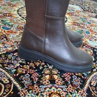 بوت بلند قهوه ای