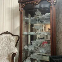 ویترین منبت کاری  کار دست  ۴طبقه