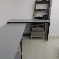 میز تحریر و کتابخانه|کتابخانه، شلف، قفسه‌های دیواری|قم, پردیسان|دیوار