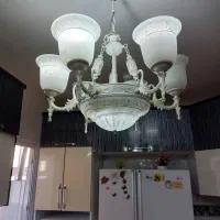 لوستر ۷ چراغه سفید رنگ