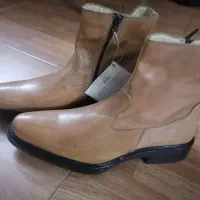نیم بوت مردانه تمام چرم ایتالیایی