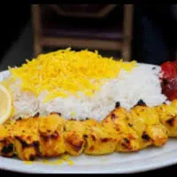 غذای امروز چلو جوجه کباب ذغالی