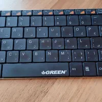 کیبورد بی‌سیم گرین مدل GK-102W با حروف فارسی