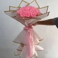 دسته گل روبانی با قیمت مناسب