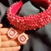 سنجاق سینه وتاج جواهردوزی شده|بدلیجات|قم, ولیعصر|دیوار