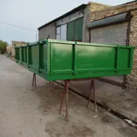 تریلی پشت تراکتوری|ماشین‌آلات صنعتی|شال, |دیوار