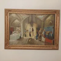تابلو نقاشی قدیمی دست