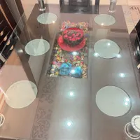 ناهار خوری ۴ نفره چوب|میز و صندلی غذاخوری|مبارکه, |دیوار